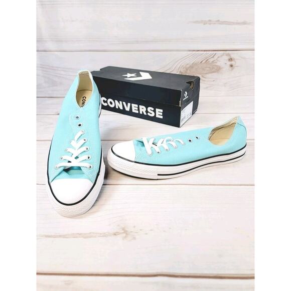 Converse Chuck Taylor All Star Low Bleached Aqua Unisex Men’s 11 / Women’s 13 - Picture 1 of 16